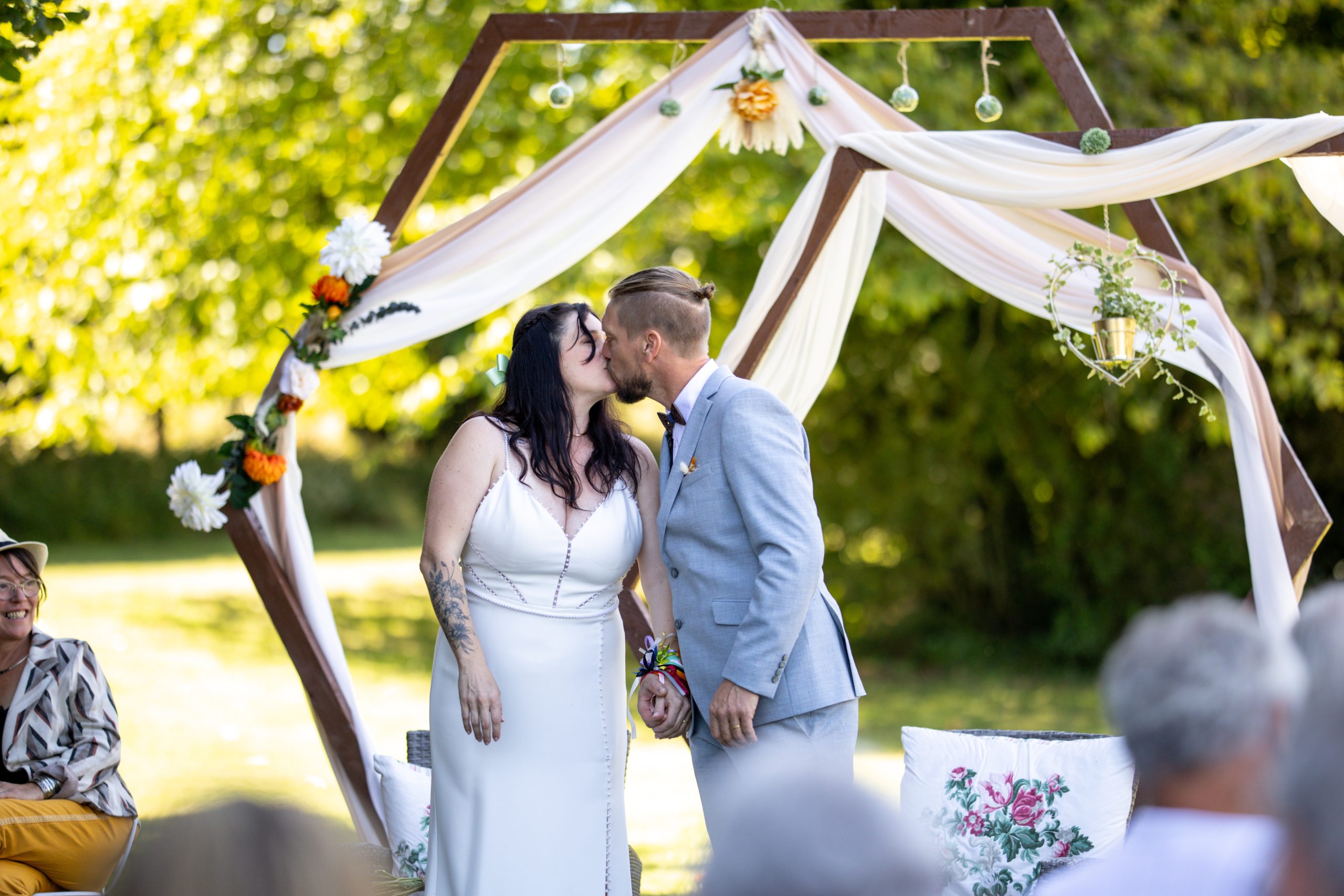 Cérémonie de mariage laïc en Normandie avec échange des vœux